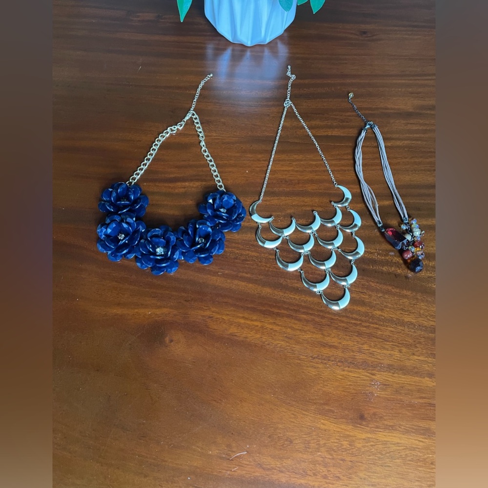 3 piece, beautiful fashion necklaces